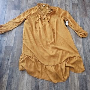 Old Navy lined mini shirt dress,  XL NWT